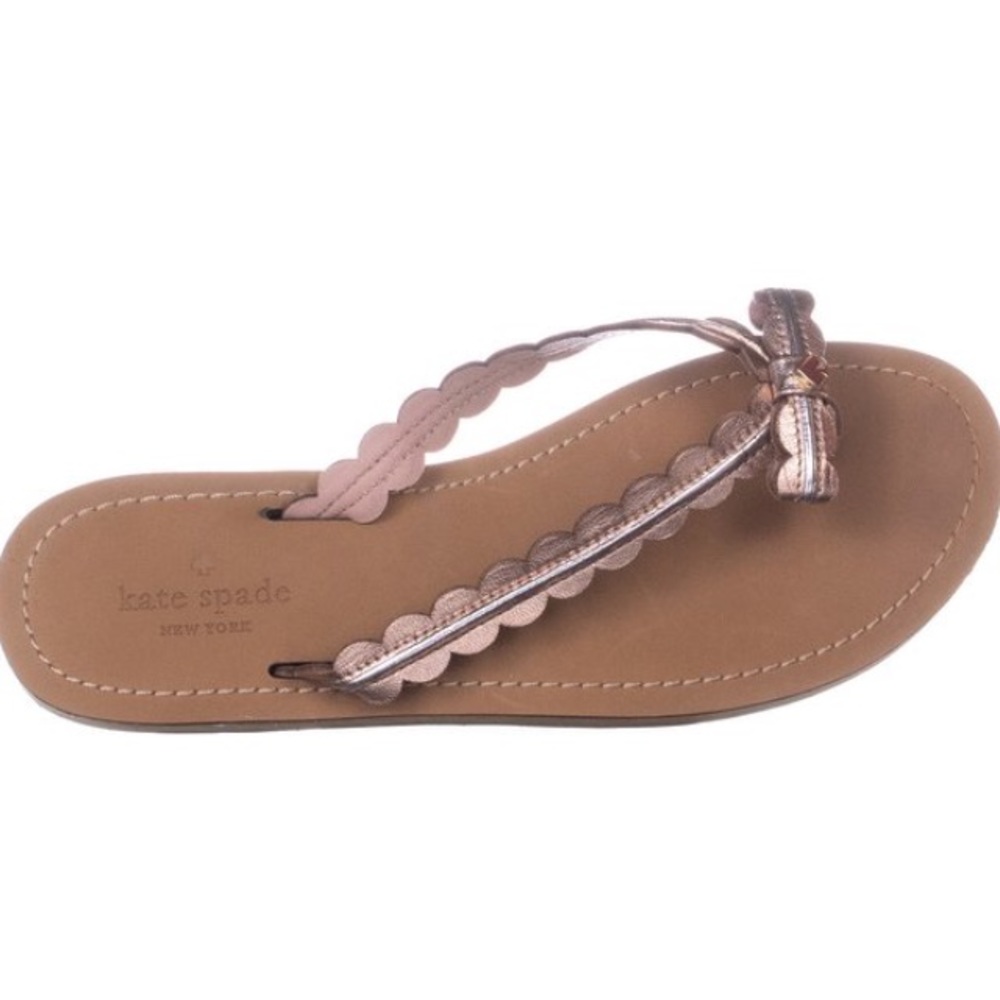 Kate spade rose gold sandals